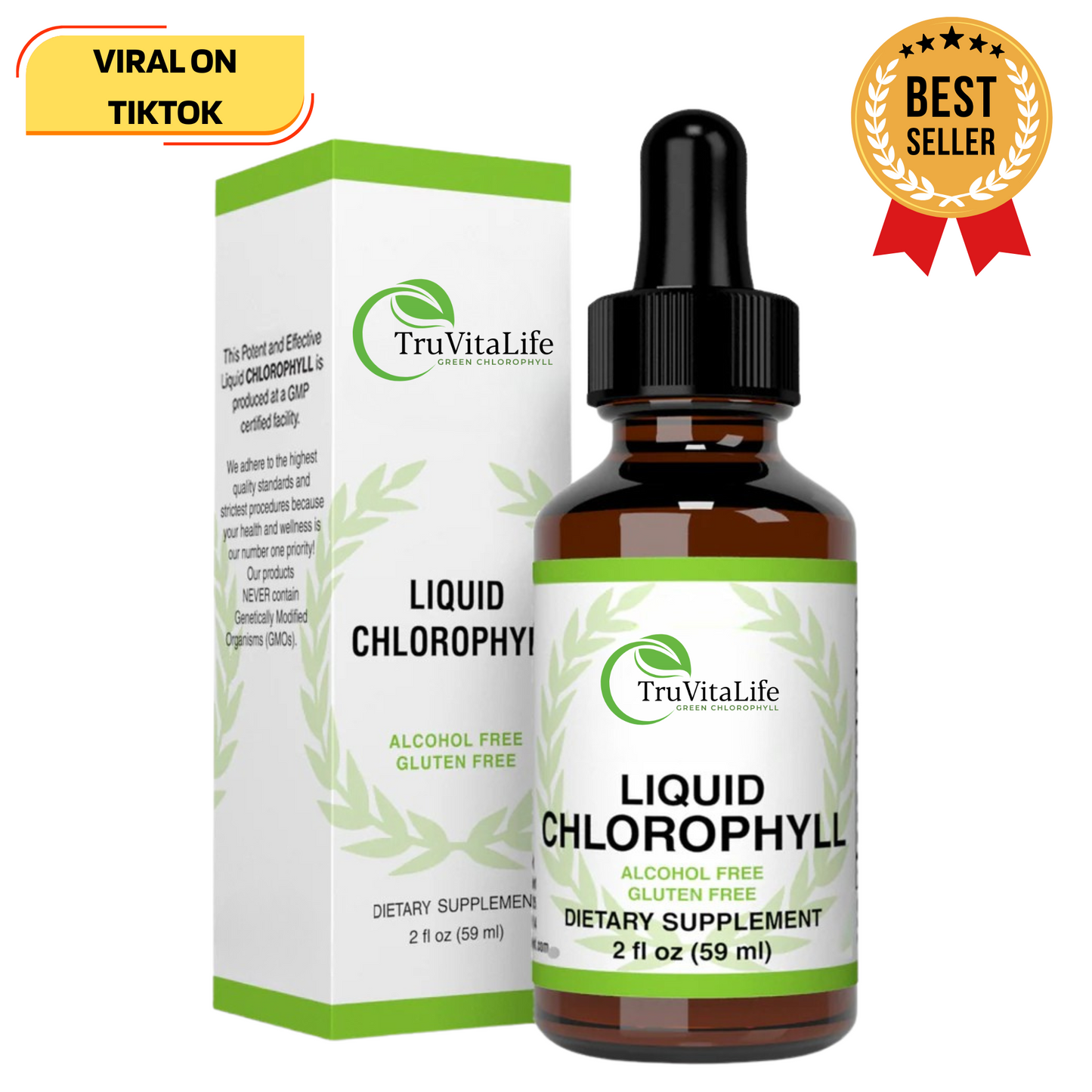 Chlorophyll Liquid Drops with Copper for Max Absorption