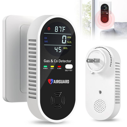AirGuard™ Portable Carbon Monoxide (CO) And Gas Detector 4-in-1 | №1 LifeSaver Detector ( New Generation )