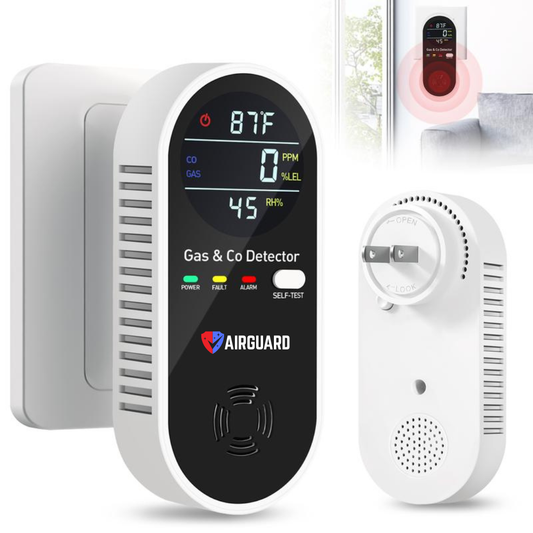 AirGuard™ Portable Carbon Monoxide (CO) And Gas Detector 4-in-1 | №1 LifeSaver Detector ( New Generation )